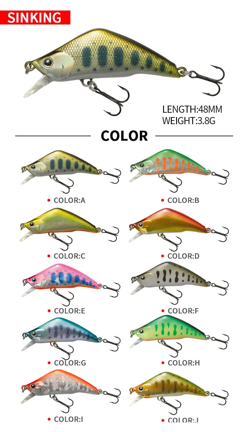 Descubra el señuelo de pesca perfecto con nuestros vibrantes colores realistas y un diseño duradero