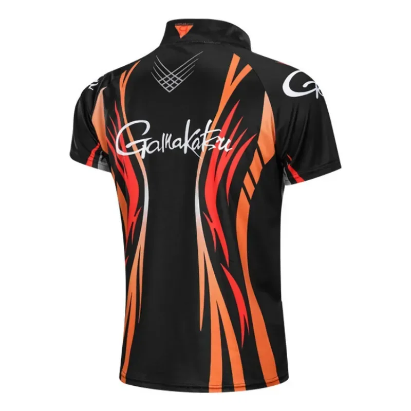 Chaleco de pesca para hombre, camiseta de pesca de manga corta transpirable que absorbe la humedad, ropa deportiva profesional para ciclismo y pesca - imagen 4