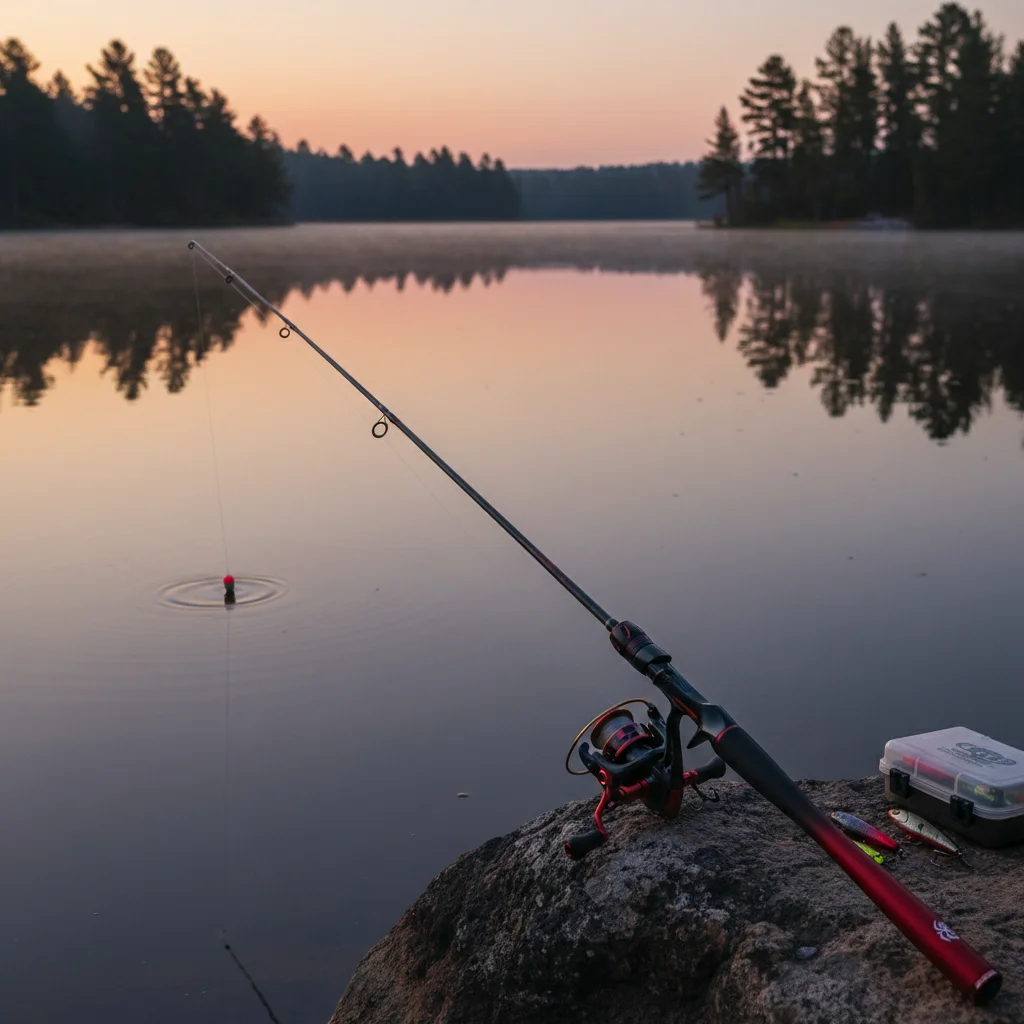 Caña de pesca de carbono doble punta con mango ergonómico - imagen 5