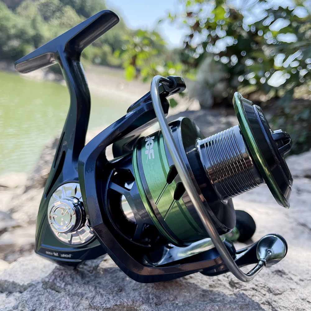 Ree-carrete de pesca giratorio serie CR2000-7000, carrete de pesca de Metal, carrete de pesca de carpa para agua dulce - imagen 3