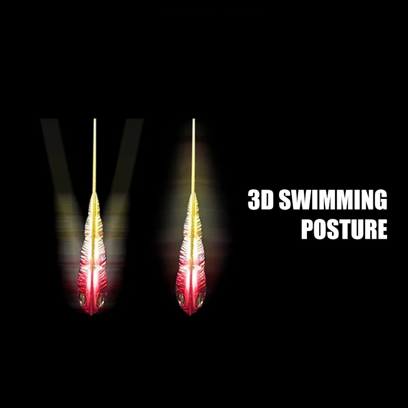 Poste guía 3,5/5/7/10/14g, 3 unids/lote/paquete, gusano VIB, forma de insecto, tiro súper largo, cebo duro de lubina Artificial para agua de mar y agua dulce - imagen 3