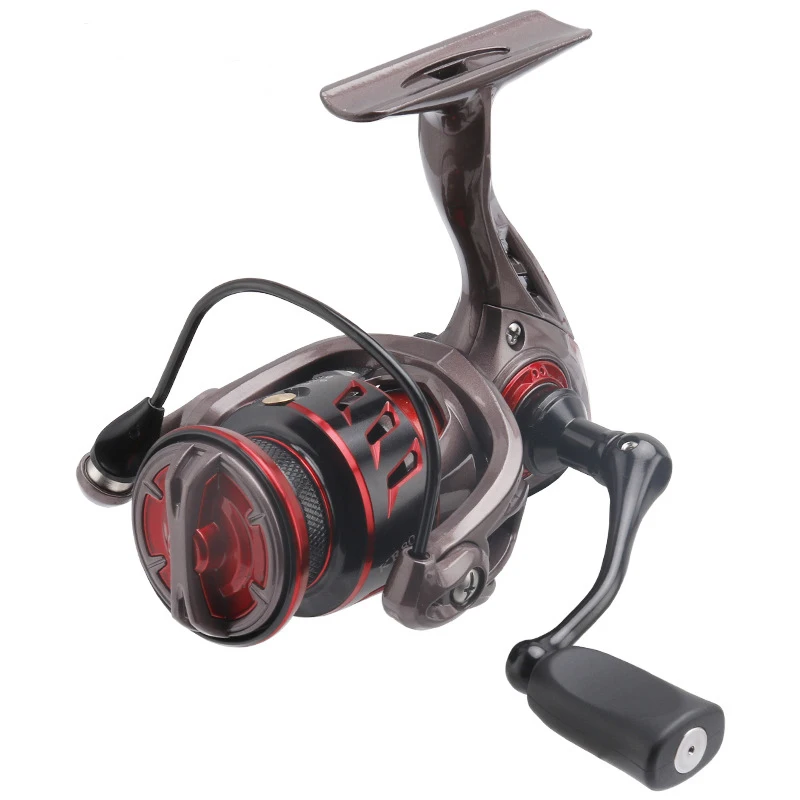 DEUKIO nuevo innovador carrete giratorio resistente al agua 4 + 1BB 4,5 KG potencia máxima de arrastre 5,2: 1 carrete de pesca pesca en agua dulce - imagen 3