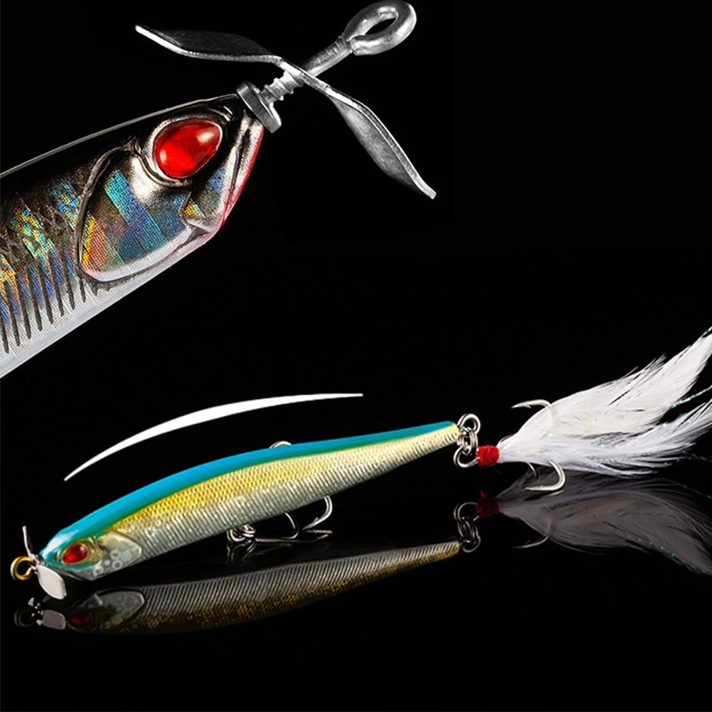 Señuelo de pesca de lápiz, propulsores de agua salada, 9cm, 9g/10cm, 11,5g, cebo Spybait que se hunde, Minnow Spinbait, Wobblers, lubina, trucha, Lucio, aparejos de pesca - imagen 4