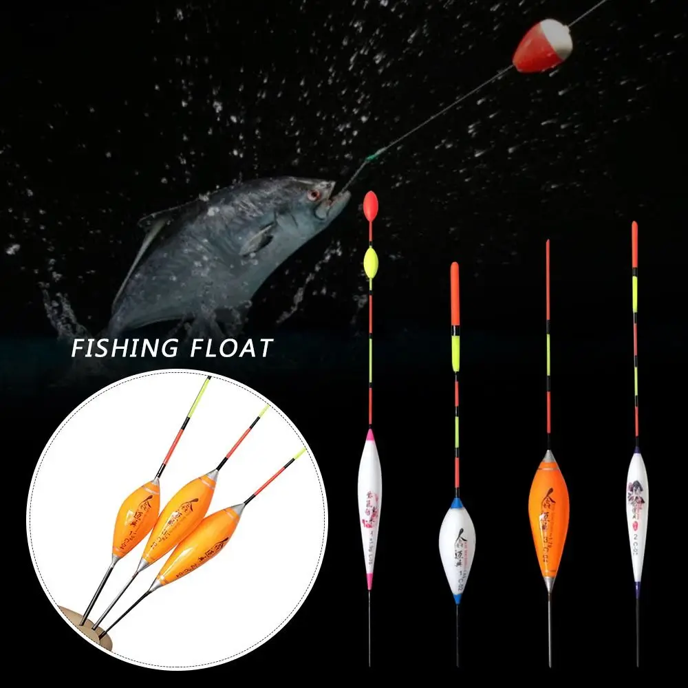 Flotador de pesca Bobber con cola de peso, flotadores de pesca vertical en roca para carpa, Bobbers de deriva Vertical de madera de Paulownia, pesca en hielo, 2023 - imagen 4