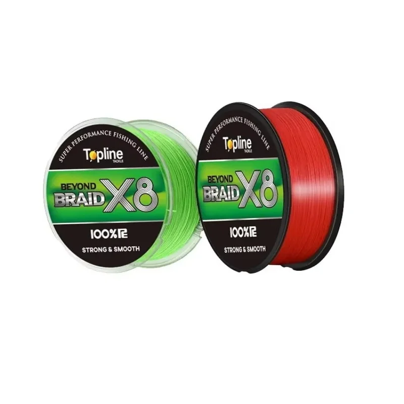 Líneas de pesca 8x línea multifilamento 8 línea de pesca PE de alta calidad multifilamento 4 hebras barato Más resistente y duradero