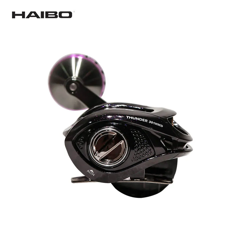 HAIBO Thunder rueda de gota de agua línea antiexplosión freno magnético oscilación lenta placa de hierro rueda Haiyu Danshui señuelo - imagen 4