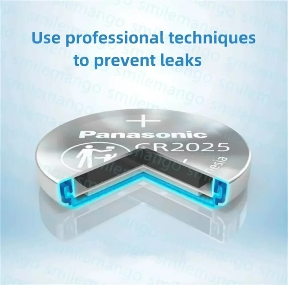 Batería litio CR2025 Panasonic 3V para reloj y control remoto - imagen 4