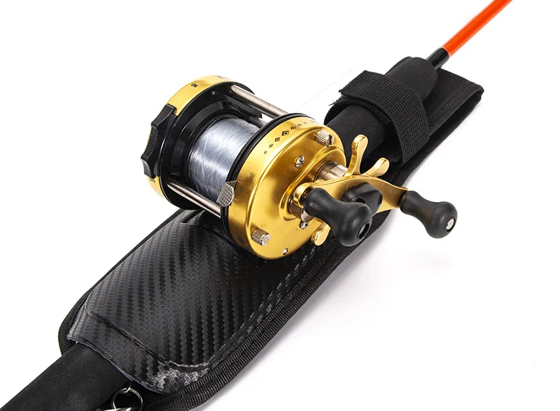 Soporte de caña de pescar con cinturón portátil, accesorios de aparejos de pesca, soporte de caña de pescar de cintura ajustable, Inserter de caña de pescar - imagen 5