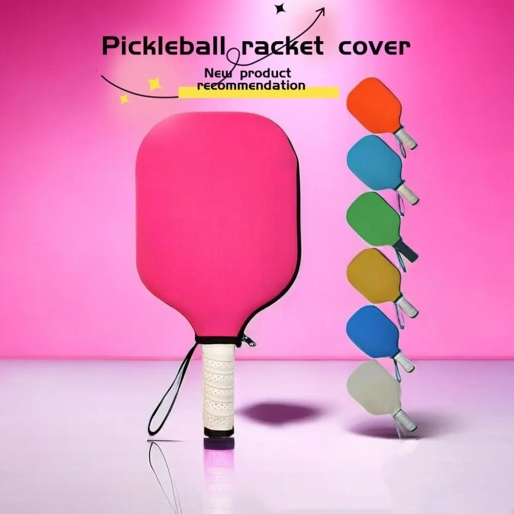 Bolsa impermeable, cubierta de paleta de Pickleball, regalo Multicolor, Protector de raqueta de Pickleball, cubierta antipolvo con correa de mango - imagen 2