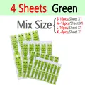 4 Sheets Green Mix