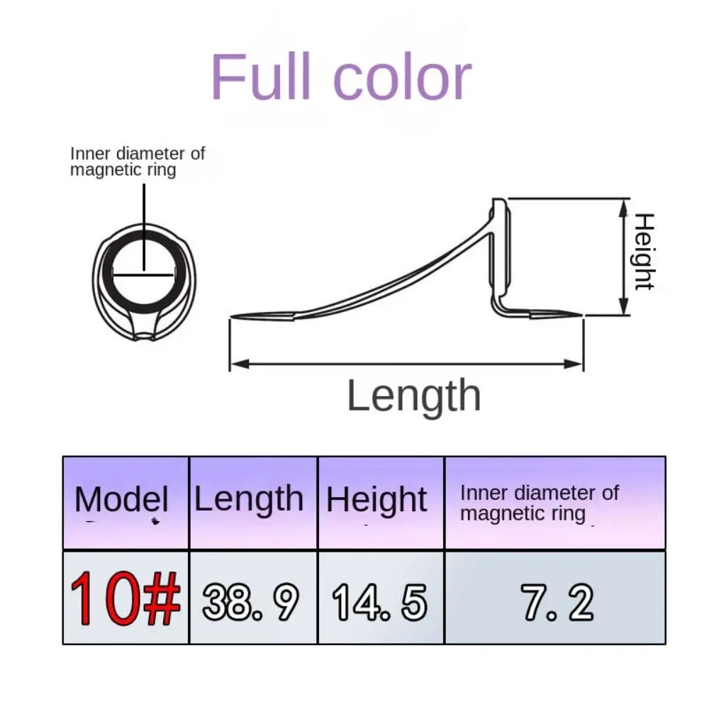 Anillo redondo de acero inoxidable, Kit de reparación-23mm de diámetro interno de 3mm, Ojo de guía de caña de pescar, accesorios de caja de aparejos de anillo de cerámica - imagen 5