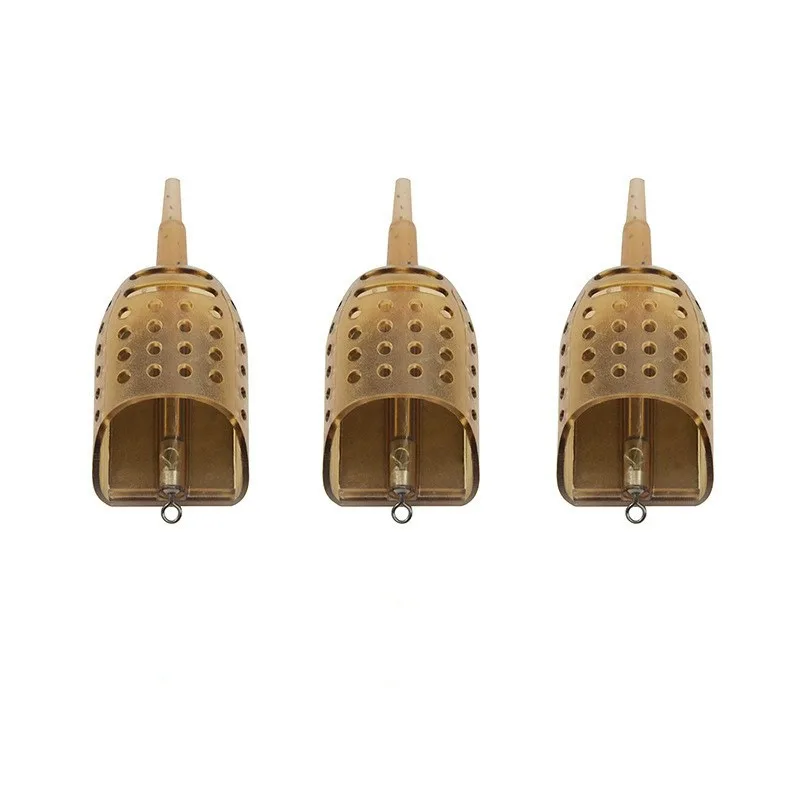 Dispositivo de anidación de jaula de cebo tipo barco, juego de sedal anti-fondo, pesca salvaje de carpa europea, pesca en biblioteca europea - imagen 3