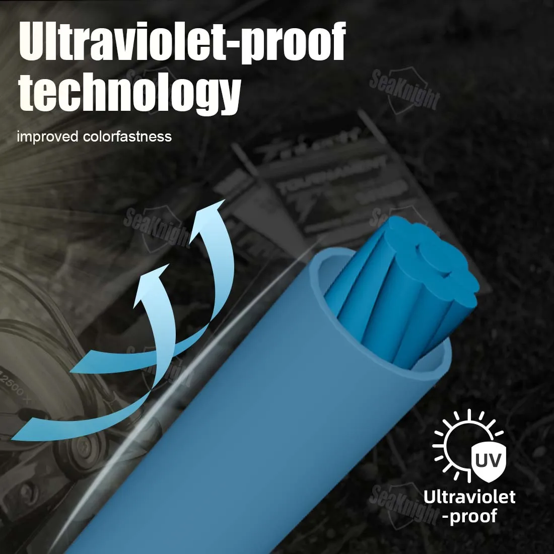 Línea de pesca SeaKnight Brand X9 Series 500M 300M, revestimiento Si + a prueba de agua de mar a prueba de rayos UV, línea de PE multifilamento suave de 9 tejidos - imagen 4
