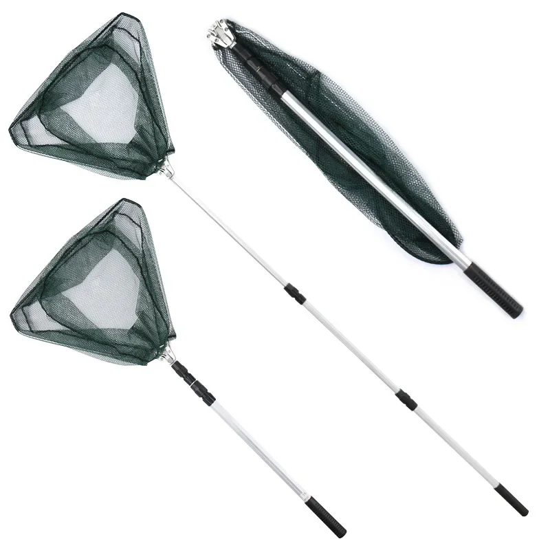 Malla de pesca retráctil plegable, aleación de aluminio, de 150/170/210cm, malla telescópica, para pesca con mosca - imagen 5