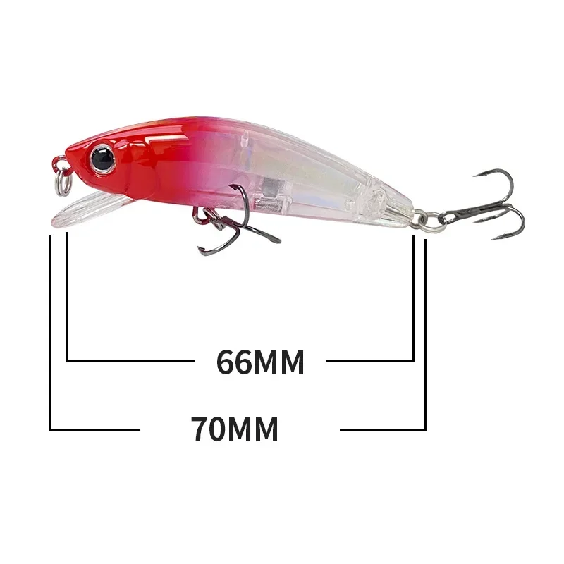 Nuevo 7,8g LUYA BAITSMinnow flotante Micro-objeto cebo falso corriente trucha cebo duro cebo de pesca con colores distintivos - imagen 5
