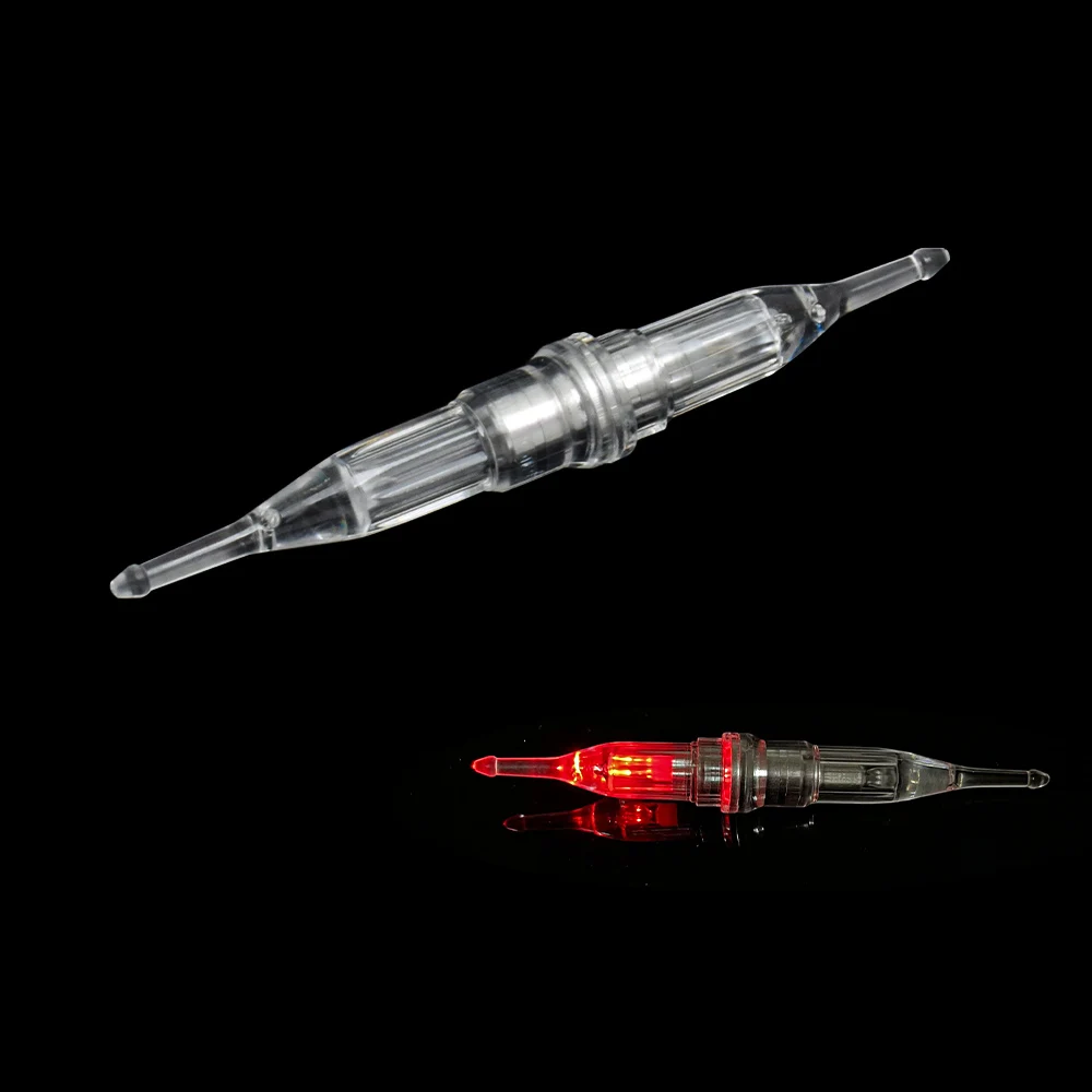 (Sin batería) 1 mini luz LED de pesca para recoger peces con peces resistente a la presión profunda y la luz de señuelo de peces con entrada de agua - imagen 4