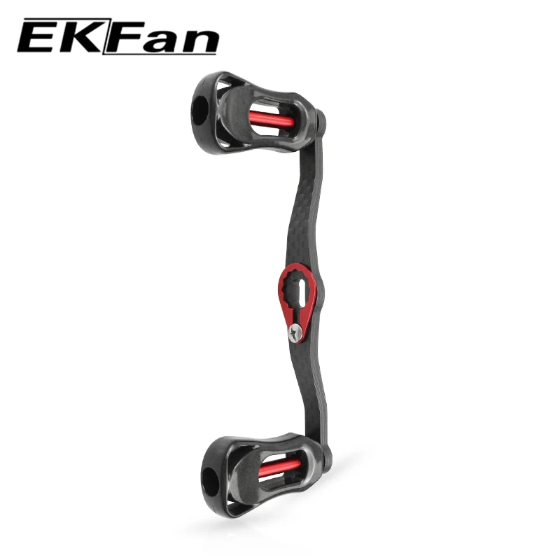 Ekfan-nuevo mango de carbono de 105MM para carrete de pesca de fundición, DIY, para Dawa Shmano Bast - imagen 4