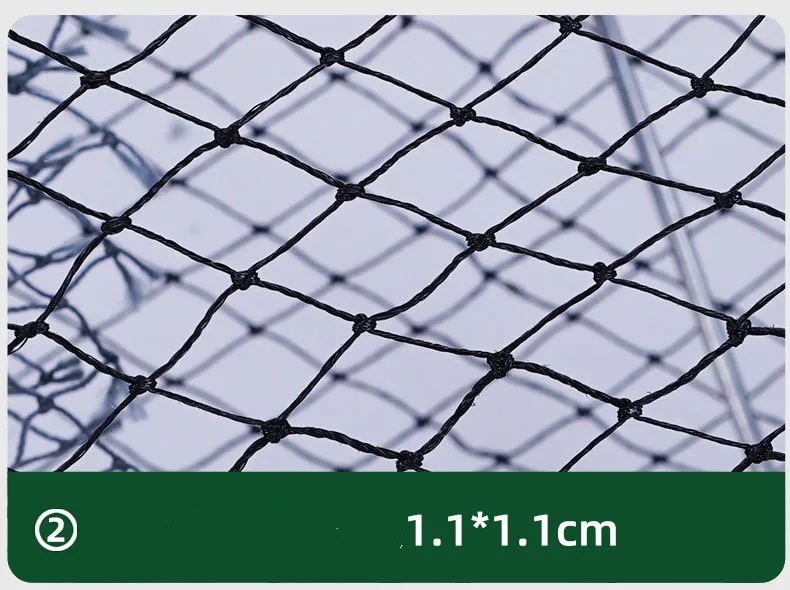 Jaula plegable para pesca en uso