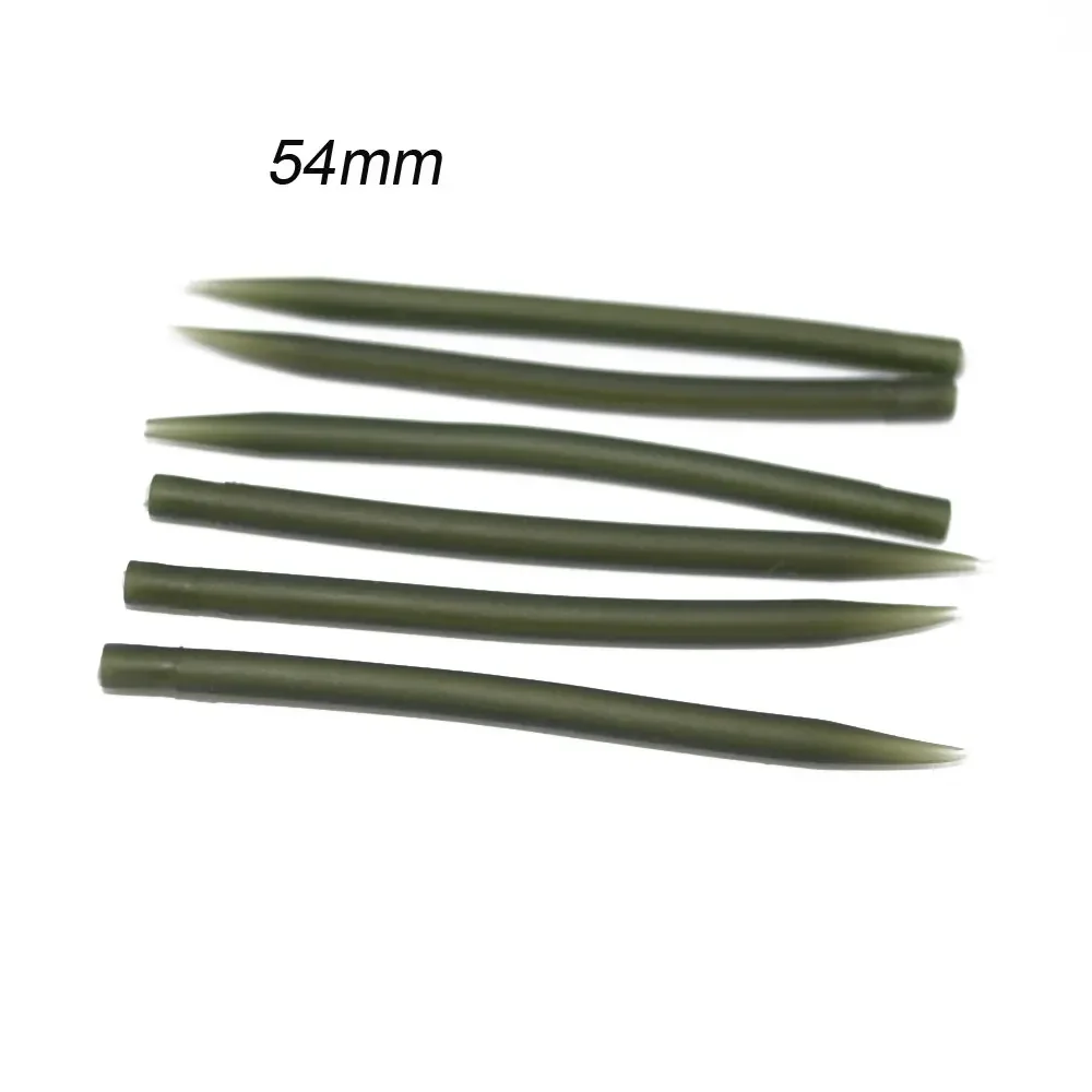 Aparejos giratorios de cambio rápido para pesca de carpa, manguitos antienredos de 54mm, 50 + 50 unidades - imagen 5