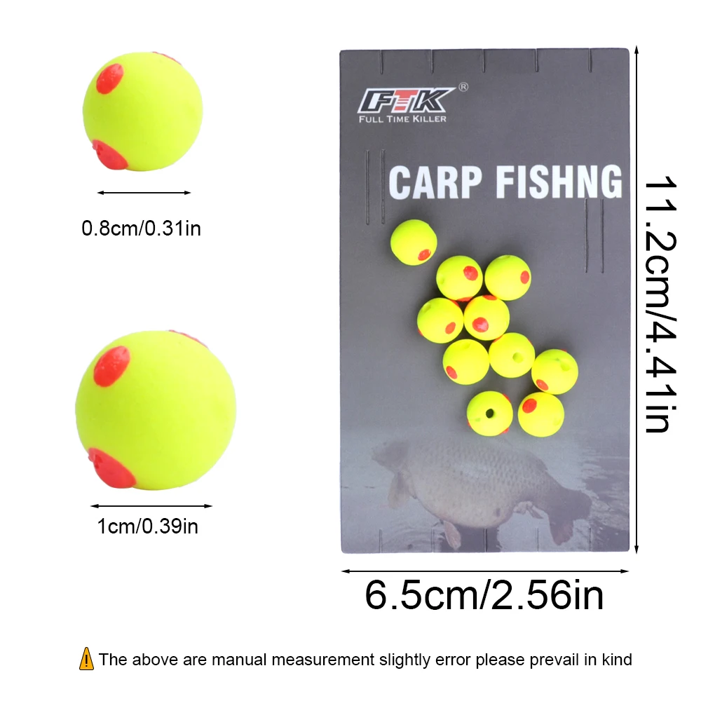 NGB 8-12 Uds cebo Artificial maíz carpa pesca cebo espuma bola alimentador de cuentas cebo suave accesorios de pesca - imagen 5