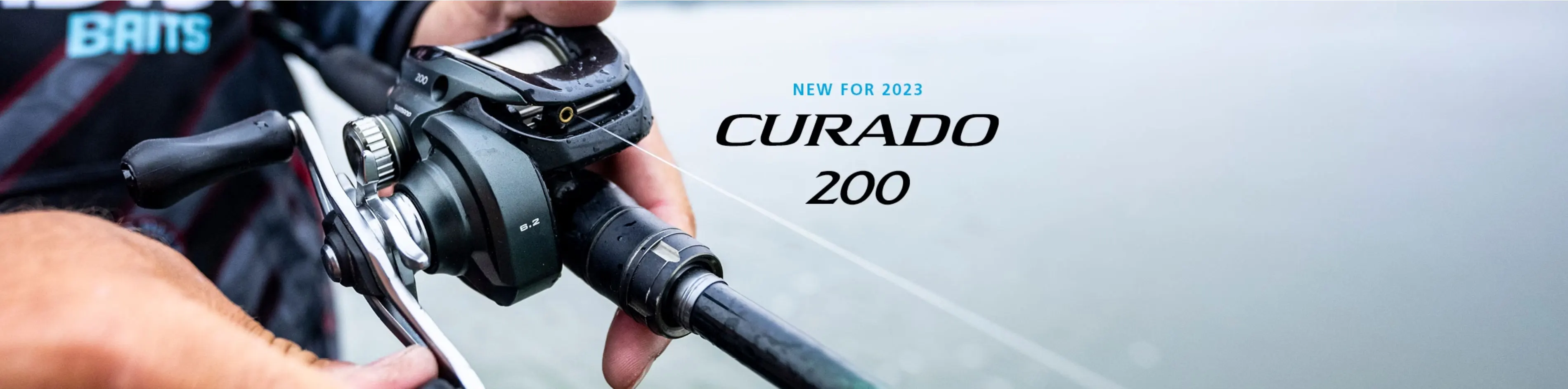 Carrete Shimano Curado 200 vista lateral