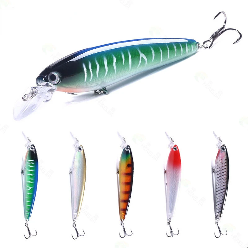 KNCONAN 11,5 CM 16,5G Minnow señuelo de Pesca Wobblers Isca cebo duro Artificial carpa Señuelos de Pesca de lubina aparejos de Pesca - imagen 4