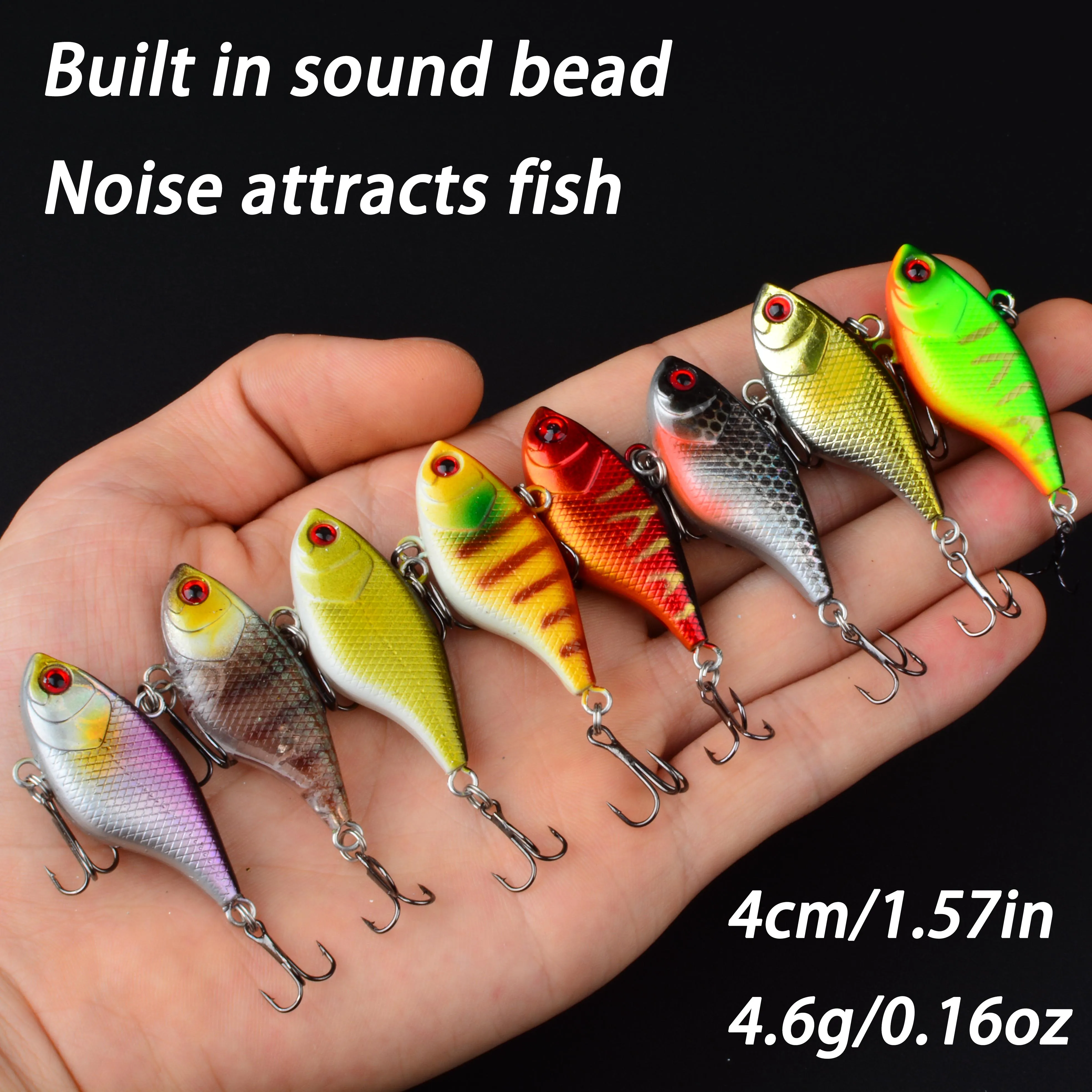 Señuelo Vib de pesca hundido de invierno, señuelo duro de hielo, Mini Wobblers, Crankbait, señuelo de pesca de mar, 1 ud. - imagen 2