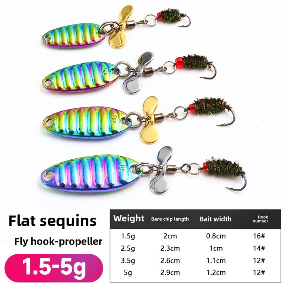 6 uds Spinner Jig insecto biónico señuelos falsos anzuelo con alas Scud mosca insecto cebo Artificial gusano señuelo aparejos de pesca - imagen 4