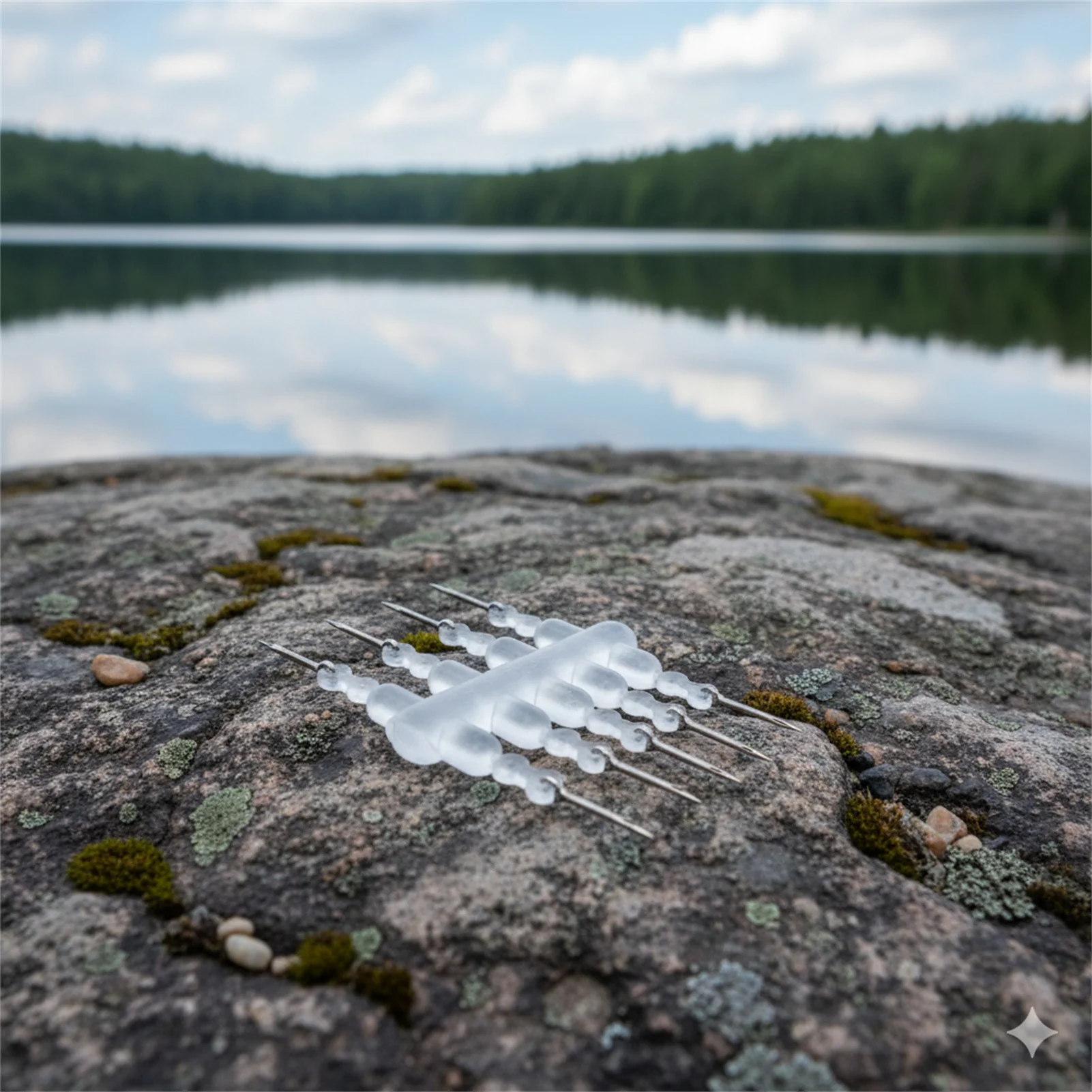 10 Uds. Anzuelo de pesca de 8/11/15,2mm, dispositivo de cebo, mango recto, juego de anzuelos de púas, accesorios de pesca al aire libre - imagen 2