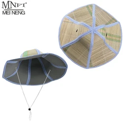 Sombrero ratán protección UV – Plegable ala ancha para pesca