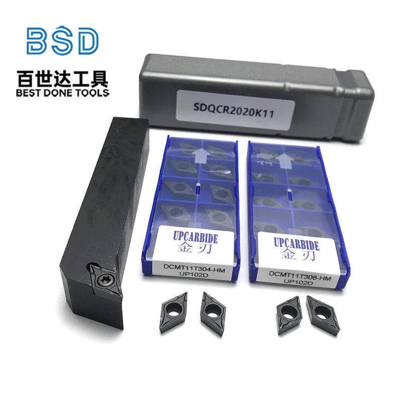 SDQCR2020K11 Portaherramientas de torneado externo OEM personalizado - Herramienta de corte de máquina CNC para torno de torneado de metal - imagen 4