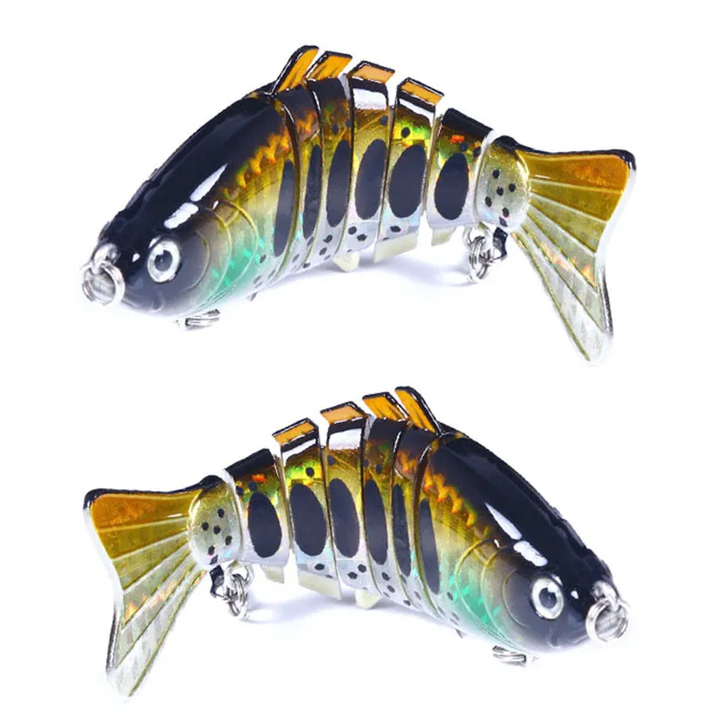 Juego de señuelos láser, cebo falso para pesca en el mar de largo alcance, minoga biomimética, cebo falso de varias secciones, aparejos de pesca de carpa, cebo duro - imagen 4