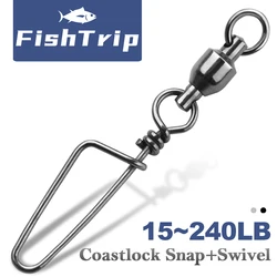 Giratorio con Rodamientos FishTrip – Cierre inox para costa