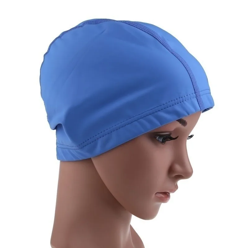 Gorro de Natación Elástico Unisex – Color sólido impermeable para adultos