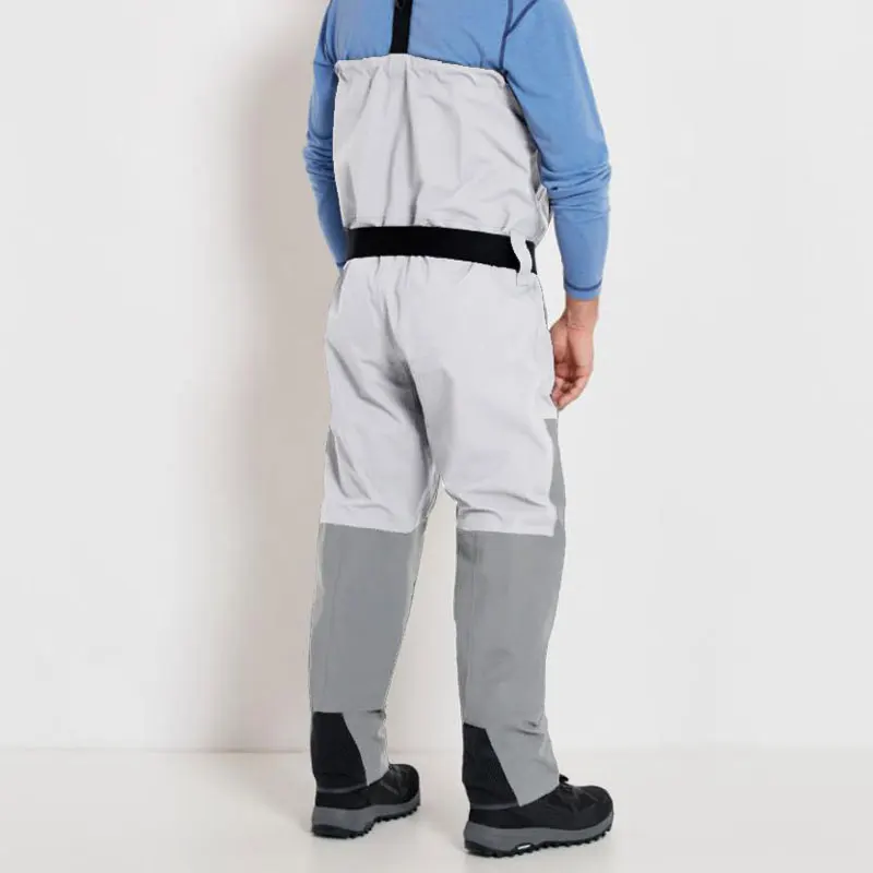 Wader de pesca con cremallera frontal hacia arriba en el pecho, pie de media Convertible con cremallera, impermeable, ligero y transpirable, aventura de vadear - imagen 5