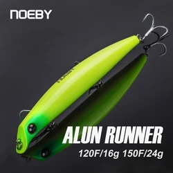 NOEBY Alun Bunner Minnow – Wobbler sin labios flotante para lucio