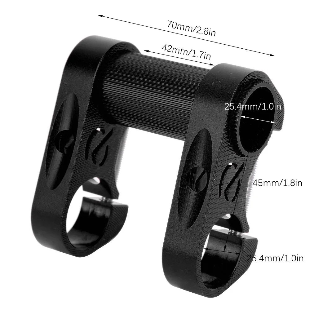 Manillar plegable aluminio 25,4mm – Vástago doble hueco ligero - imagen 4