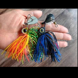 Spinnerbait Big Blade metálico – Señuelo para lucio y black bass