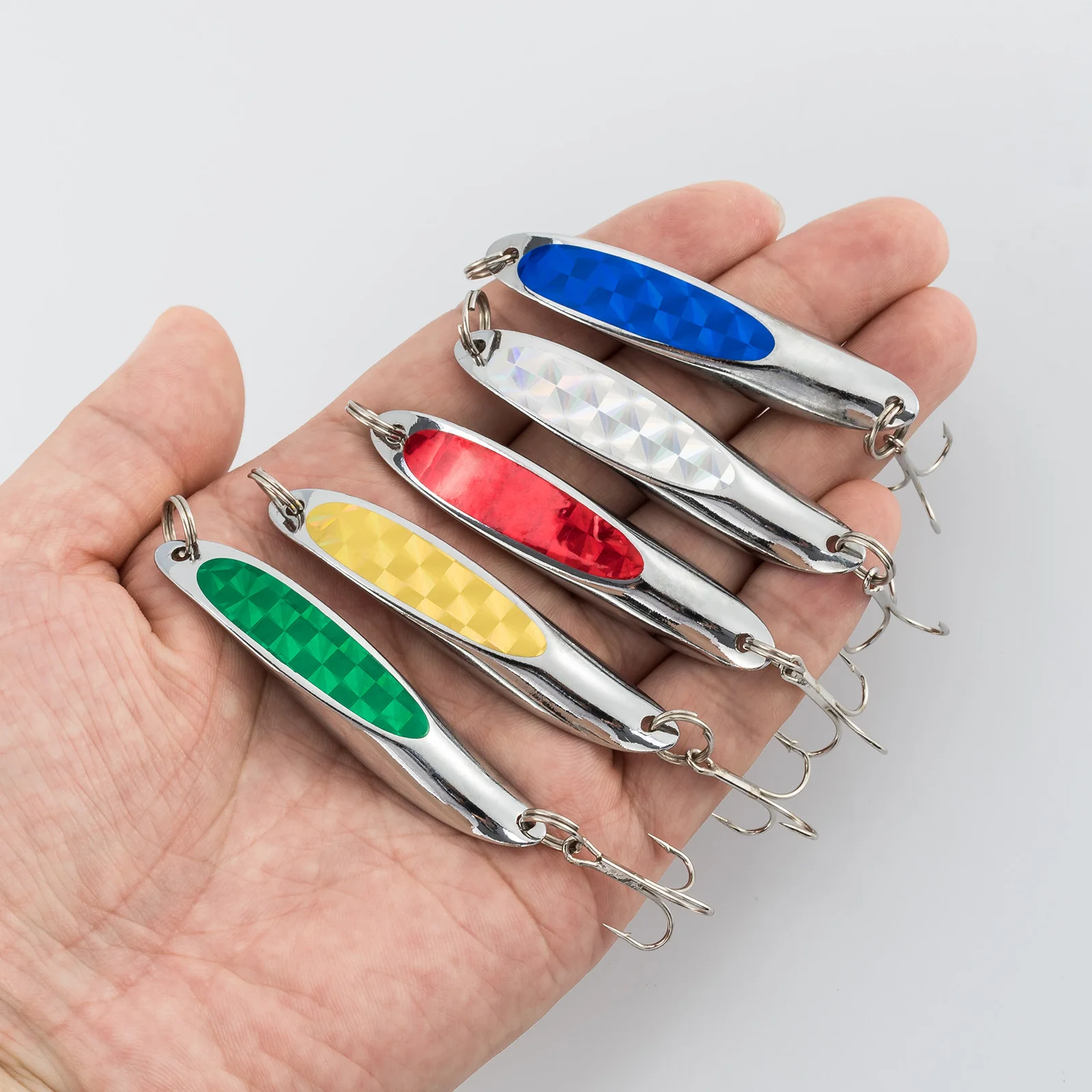 Cuchara de plantilla de metal para jigging y trolling en agua salada - imagen 2