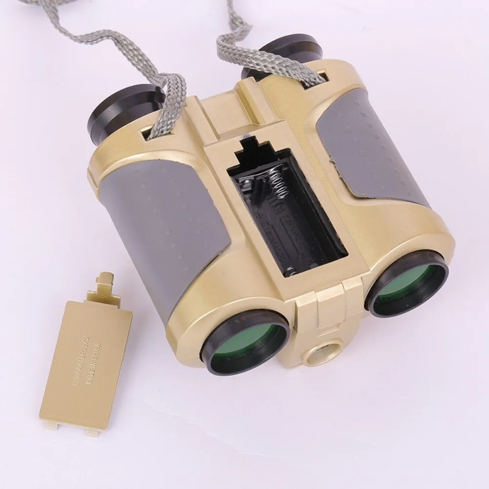 Telescopio Binocular portátil ABS con aumento de "4x30", binoculares de visión nocturna, diseño emergente con correa para el cuello, telescopio plegable - imagen 3