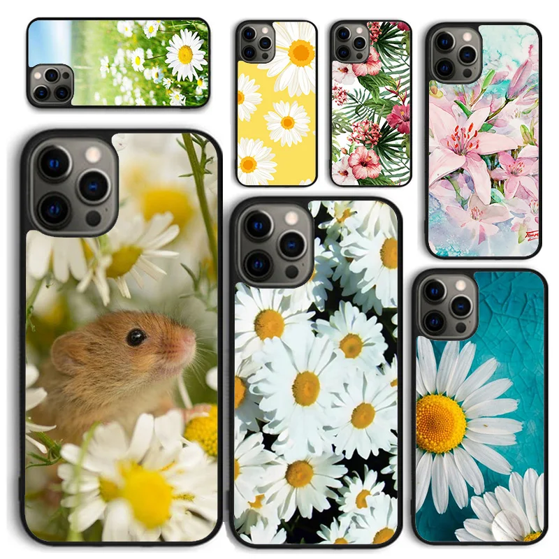Funda floral margarita para iPhone 17/16/15/14/13/12/11 Pro Max - imagen 5