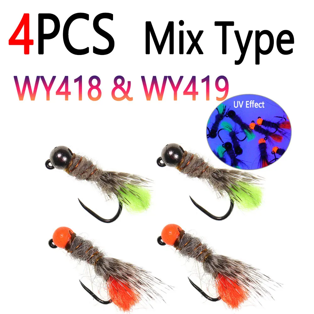 4pcs Mix 418 419