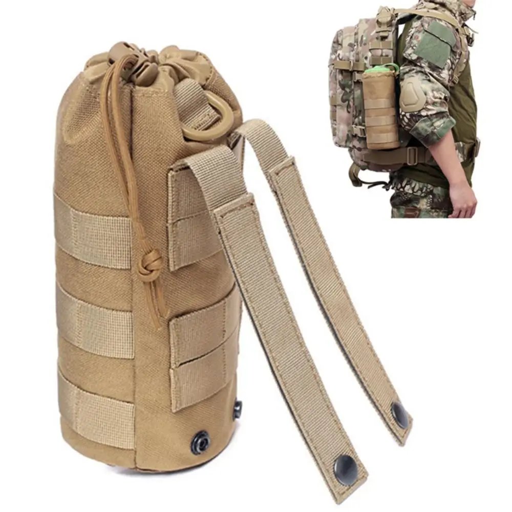 Funda para botella de agua con cordón, soporte ligero ajustable para hervidor de agua, portabilidad duradera, soporte para botella de agua al aire libre - imagen 3