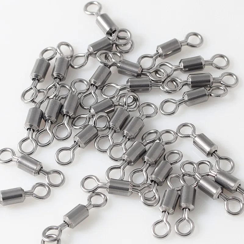 2000 Uds. Conector de Pesca de agua salada de mar giratorio de acero inoxidable, anzuelo de Pesca de carpa, señuelo, aparejos a presión, accesorios de Pesca - imagen 4
