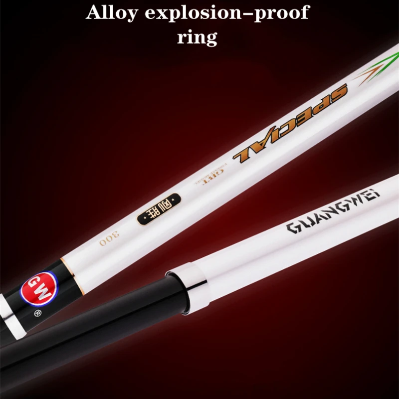 Caña de pescar telescópica superdura, peso de Pesca pesado, distancia de lanzamiento, potencia de Pesca, dureza de carbono, equipo de Pesca - imagen 5