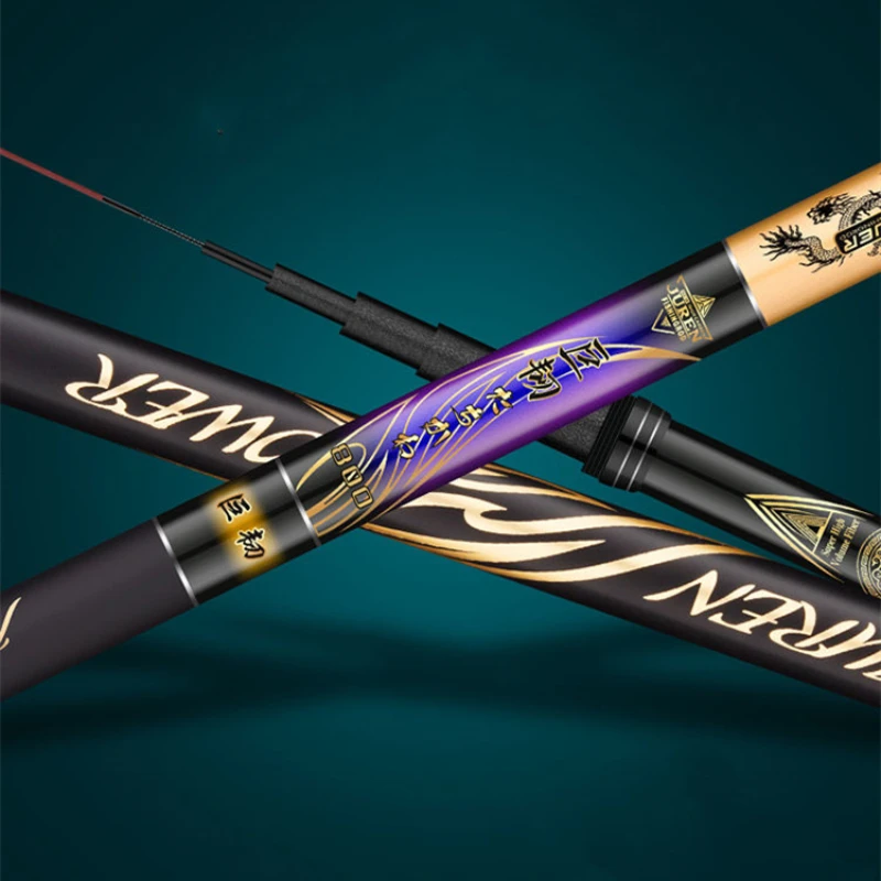 19 Tune-caña de pescar de sección larga, caña de mano completa superdura de carbono, 8M, 12M, 14M, 16M - imagen 3