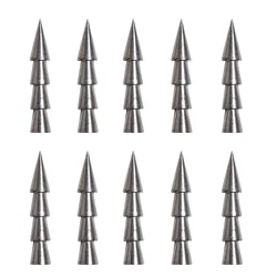 10 unids/lote peso de inserción de pesca 0,5g 1g 1,5g 2g 3,2g 4g peso plomo pesca cebo suave accesorios de pesca