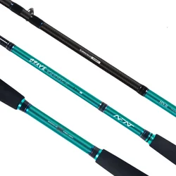 Mavllos-caña de pescar ultraligera para barco en alta mar, 2,1 m-2,7 m, placa de hierro, señuelo, línea de 80-300g, 37-50lb, caña de mar súper dura