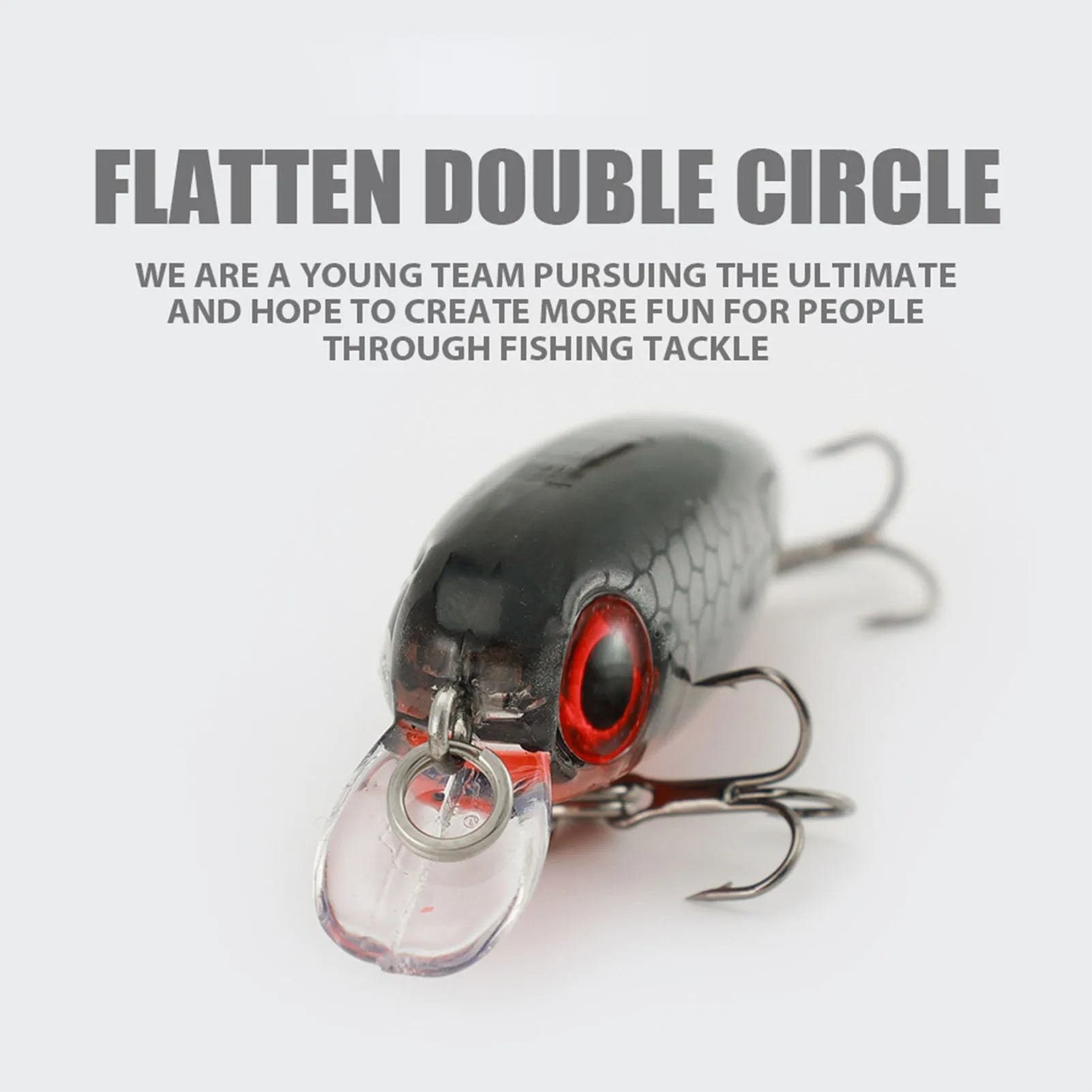 Señuelos duros de Pesca, Señuelos de pececillo con anzuelos, señuelos de Popper duro, señuelo de cebo Artificial para agua salada, accesorios de pesca de agua dulce - imagen 2