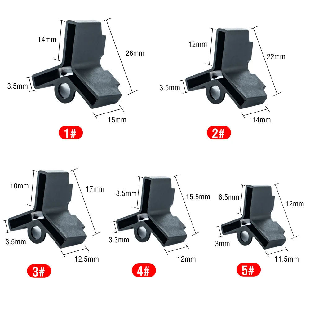 50 uds/100 Uds anzuelos triples de plástico cubierta protectora anzuelo blanco/amarillo cubierta protectora antiarañazos accesorios de pesca de carpa - imagen 3